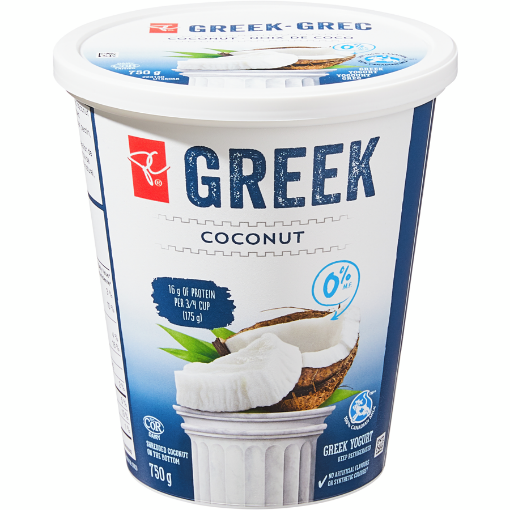 Picture of 0% M.F. Greek Yogurt, Coconut