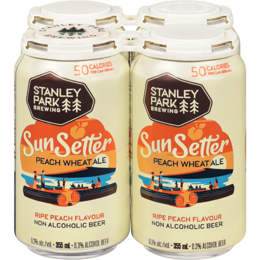 Picture of 0.3% Alcohol Beer Sunsetter Peach Wheat Ale