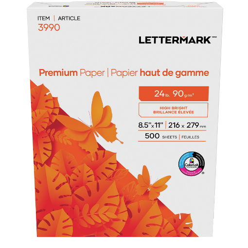 Picture of Lettermark Premium Printer Paper, 8.5" x 11", 500 sheets