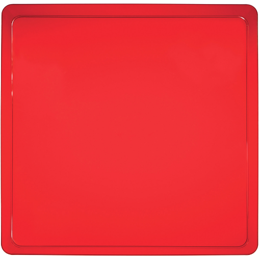 Picture of 11.5" Square Square Tray Red