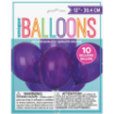 Picture of 12" Latex Balloons, 10ct - Amethyst Purple