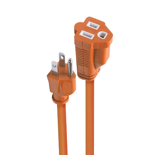 Picture of 4.5-Meter Extension Cord with 1 Outlet, Orange