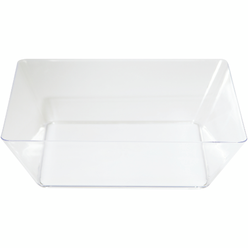 Picture of 11" Plastic Square Bowl Clear