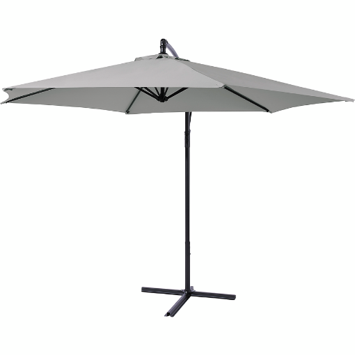 Picture of 10' Off-set Patio Umbrella Grey